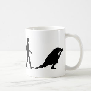 Evolution av fotografi kaffemugg