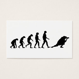 Evolution av fotografi visitkort