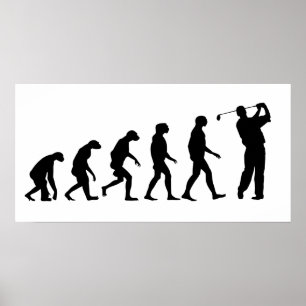 Evolution av Golf Poster