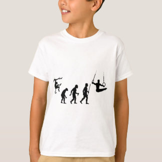 Evolution av gymnastik t-shirt