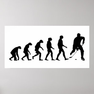 Evolution av hockey poster