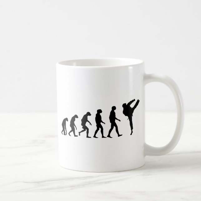 Evolution av Karate Kaffemugg (Höger)