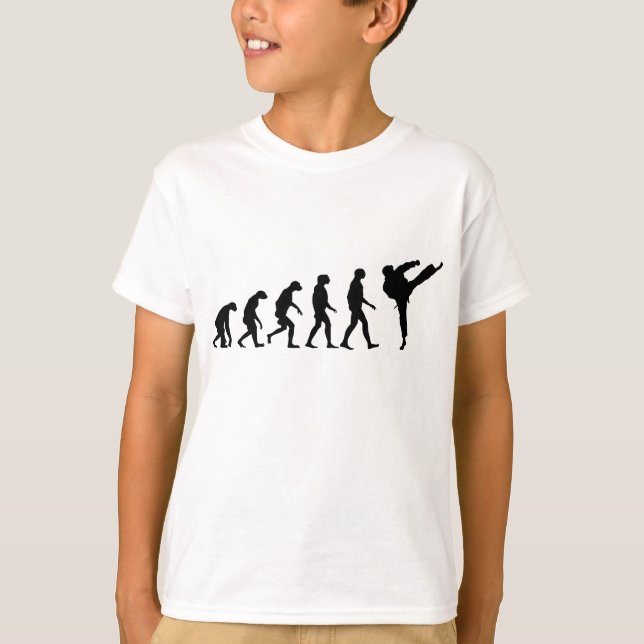 Evolution av Karate T Shirt (Framsida)