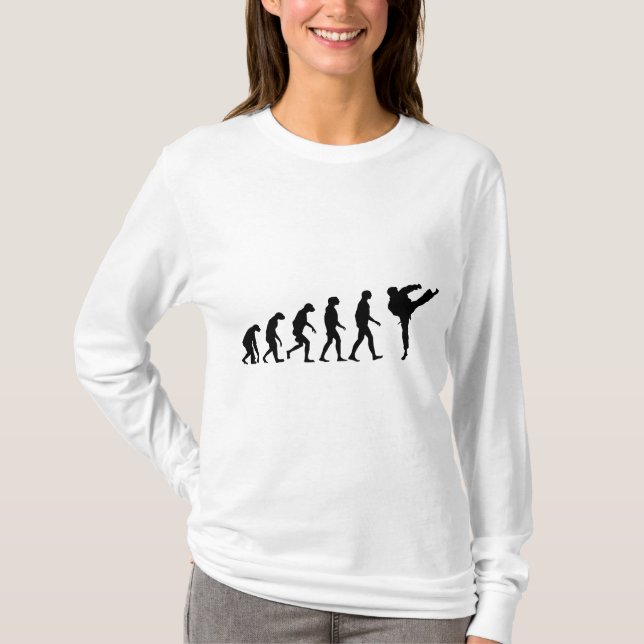 Evolution av Karate Tee (Framsida)