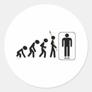 Evolution av manar runt klistermärke