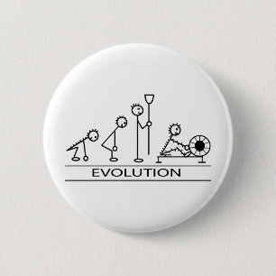 Evolution av manen med rodd knapp