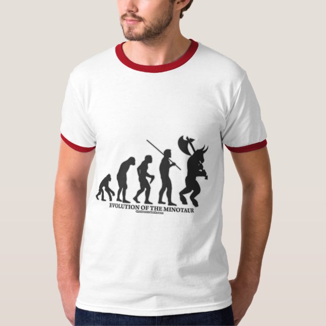 Evolution av MInotauren T-shirt (Framsida)
