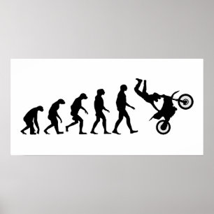 Evolution av motocrossen poster
