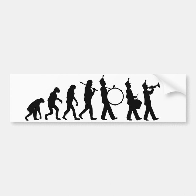 Evolution av musikbandet bildekal (Framsidan)