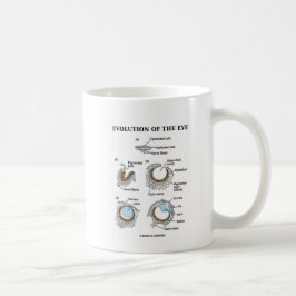 Evolution av ögat kaffemugg