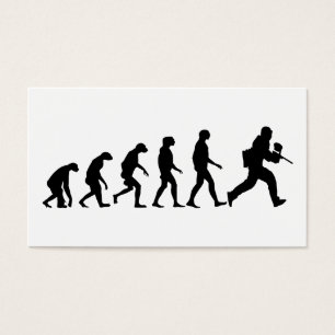 Evolution av Paintball Visitkort