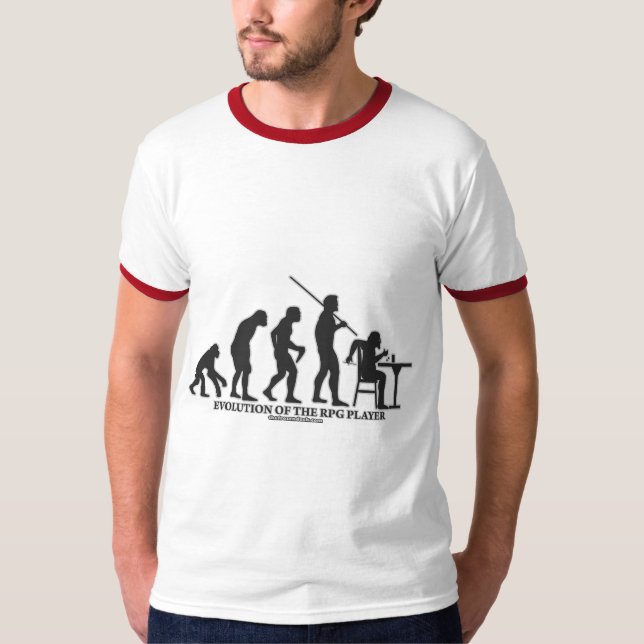 Evolution av RPG-spelare T Shirt (Framsida)