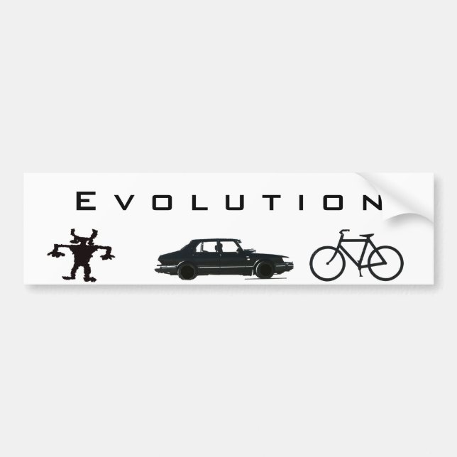 Evolution av transport bildekal (Framsidan)