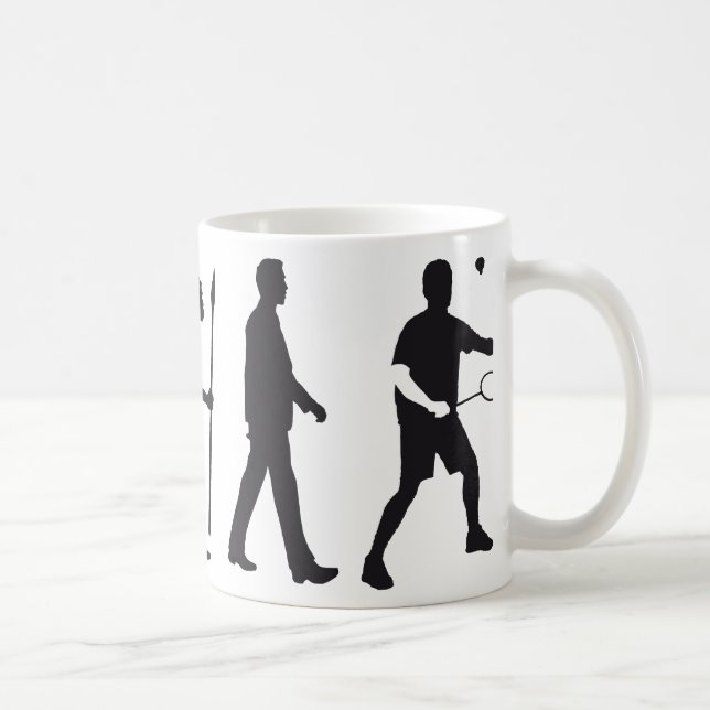 evolution badminton kaffemugg (Höger)