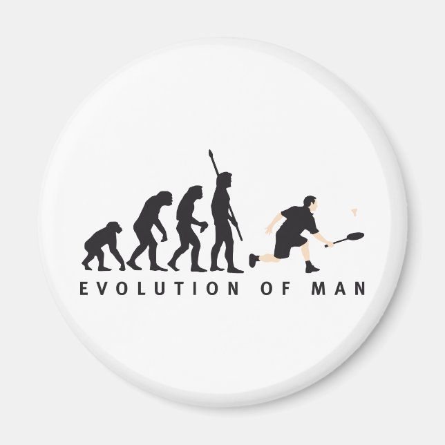 evolution badminton magnet (Framsidan)