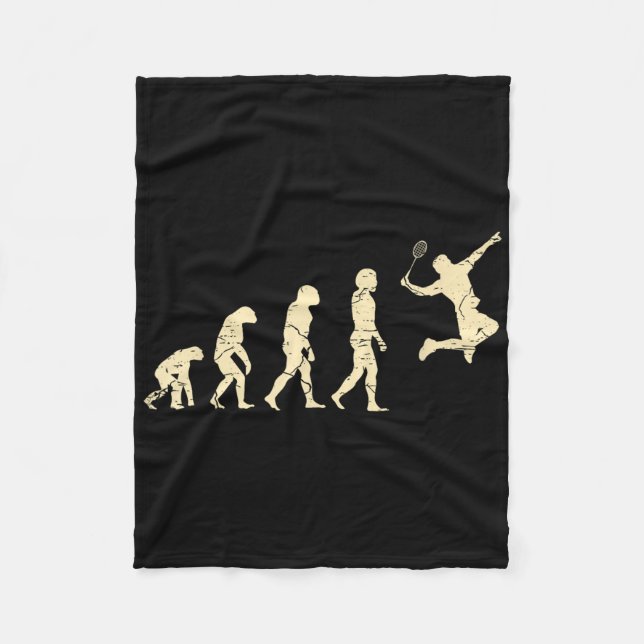 Evolution Badminton Player-knappsats Fleecefilt (Framsidan)