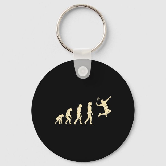 Evolution Badminton Player-knappsats Nyckelring (Framsida)