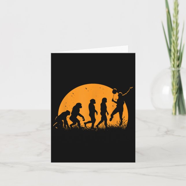 Evolution Badminton Player _ Racket Shuttle Kort (Framsida)