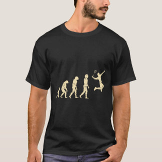 Evolution Badminton Player Shuttle Racket 1 T Shirt