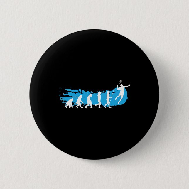 Evolution Badminton Shuttle Badminton Player Gift Knapp (Framsida)