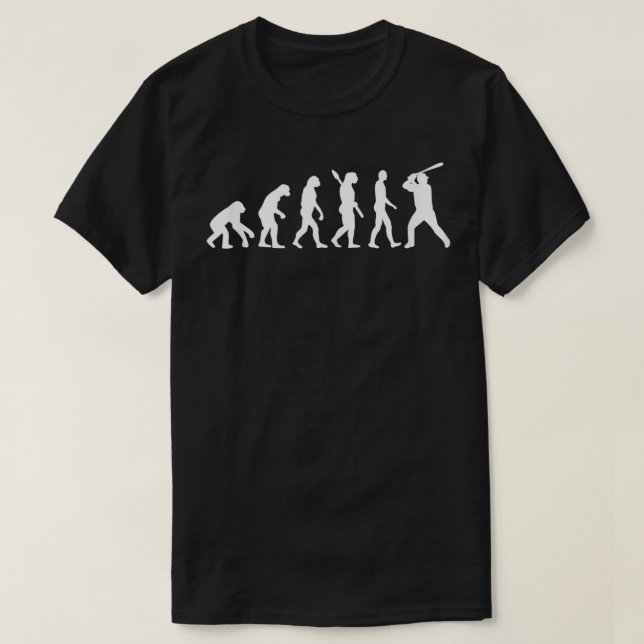 Evolution baseball t shirt (Design framsida)