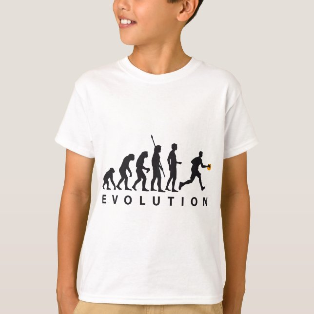 evolution basketball tee (Framsida)
