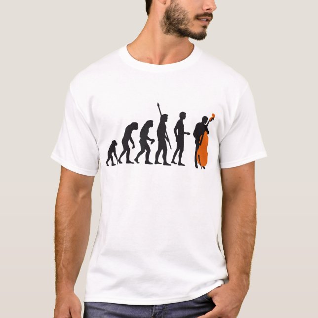 evolution bass t-shirt (Framsida)