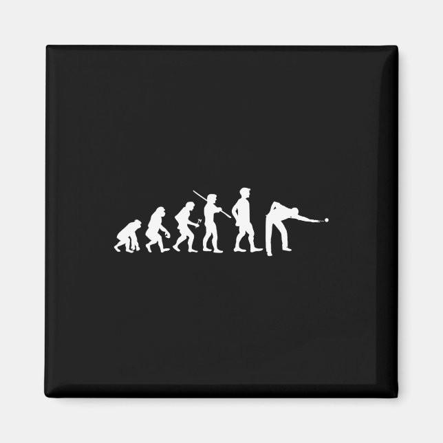Evolution Bassäng Funny Bassäng Player Billiards P Magnet (Framsidan)