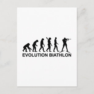 Evolution Biathlon Ski Vykort