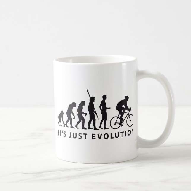 evolution bicycle kaffemugg (Höger)