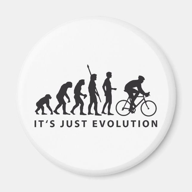 evolution bicycle magnet (Framsidan)