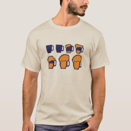 evolution biere remplis alcool humour t shirt