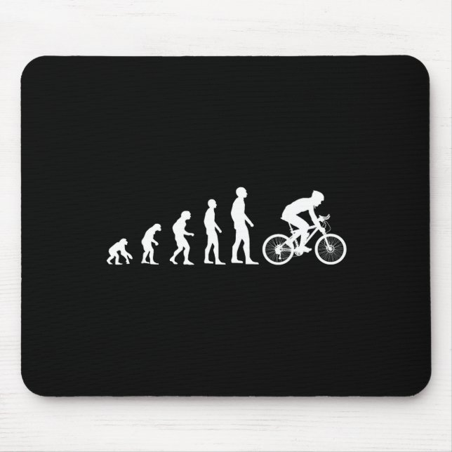 Evolution Bike Man Humour Cyclist Funny  Musmatta (Framsidan)