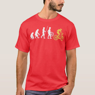 Evolution Biker Bicycle T Shirt