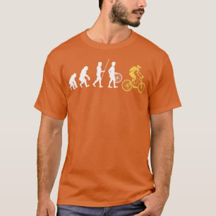 Evolution Biker Bicycle T Shirt
