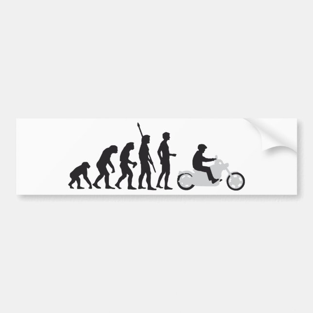 evolution biker bildekal (Framsidan)
