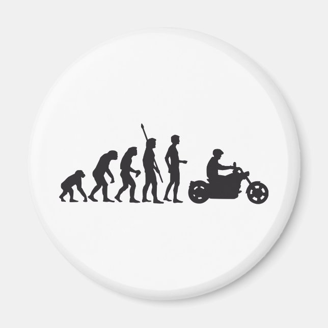 evolution biker magnet (Framsidan)