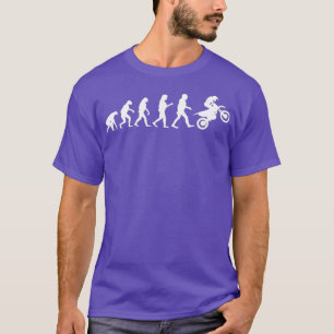 Evolution Biker Motocross MX Motorcycle Dirt T Shirt