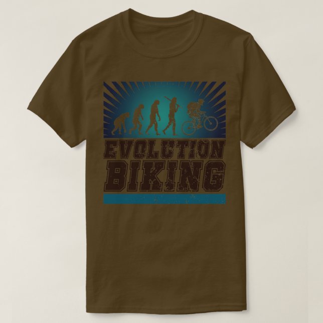 Evolution Biking 1 T Shirt (Design framsida)
