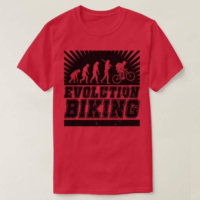 Evolution Biking T Shirt (Design framsida)