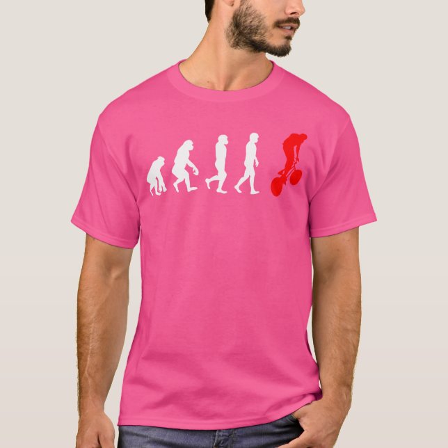 Evolution Bmx Bike Tävla FreeBicycle Sport T Shirt (Framsida)