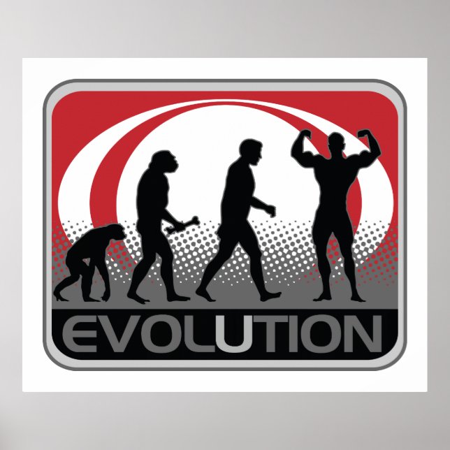 Evolution BodyBuilder Poster (Framsidan)