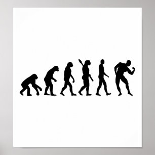 Evolution Bodybuilding muskler Poster