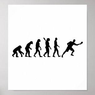 Evolution Bord tennis ping pong Poster