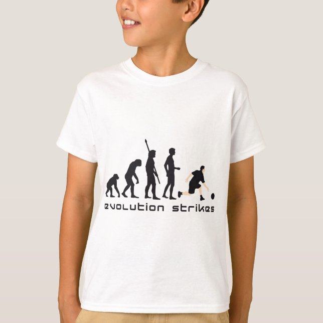 evolution bowling t-shirt (Framsida)
