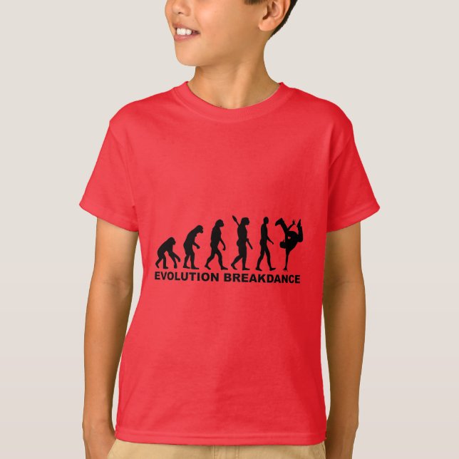 Evolution Breakdance Tee Shirt (Framsida)