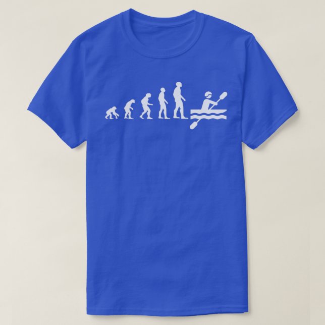 Evolution Canoe Kayak Rwing Canoeing Sport 2 T Shirt (Design framsida)