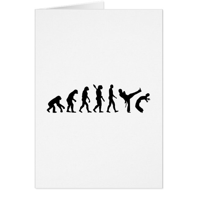 Evolution Capoeira Hälsningskort (Framsidan)