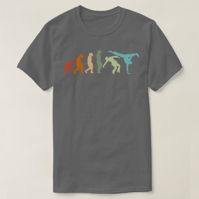 EVOLUTION Capoeira Martial Arts Brazil Fight Art D T Shirt (Design framsida)