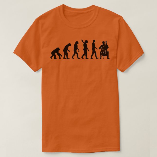 Evolution Cello T Shirt (Design framsida)